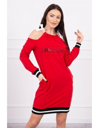 Červené dámske šaty 62182