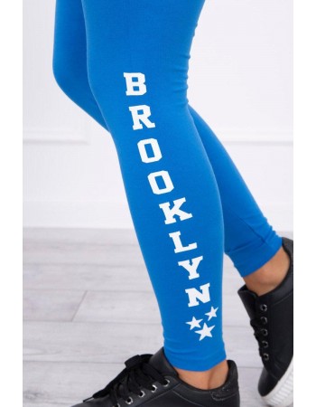 Nohavice legíny Brooklyn nevädza, Modrá nevädza