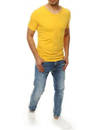 T-shirt męski żółty RX4115