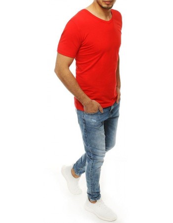 T-shirt męski czerwony RX4116