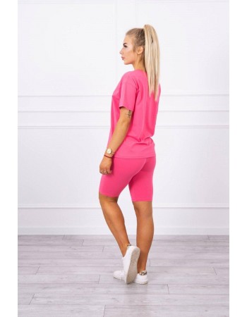 Súprava top+legíny fuchsie, Fuchsie
