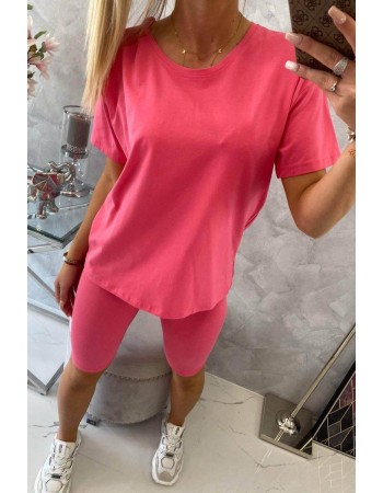 Súprava top+legíny fuchsie, Fuchsie