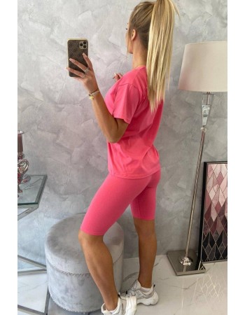 Súprava top+legíny fuchsie, Fuchsie