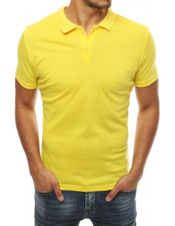 Koszulka polo męska żółta PX0314