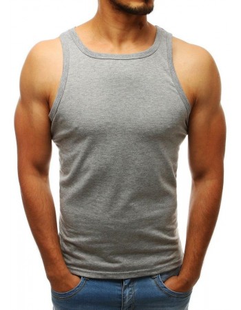 Pánske tričko bez rukávov (rx3587) - sivé
