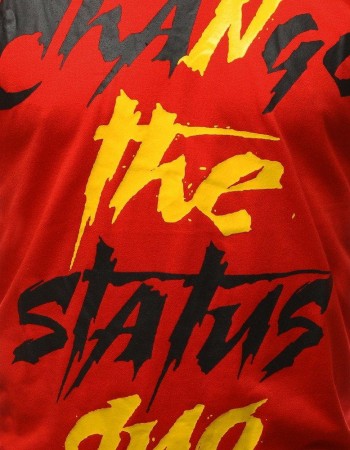T-shirt męski z nadrukiem czerwony RX3085