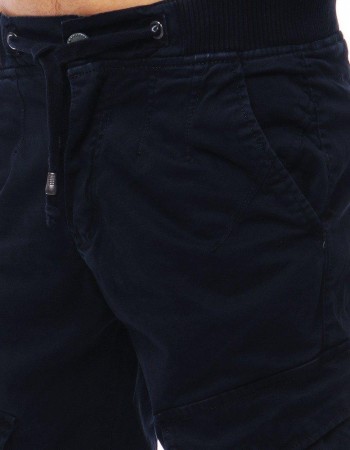 Tmavě modré pánské jogger kalhoty UX1826