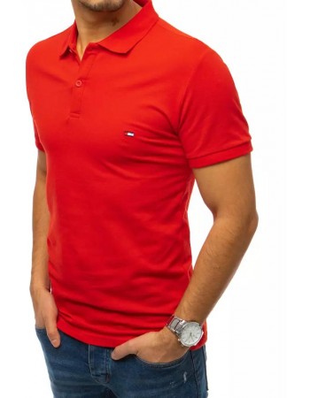 Koszulka polo męska czerwona PX0331