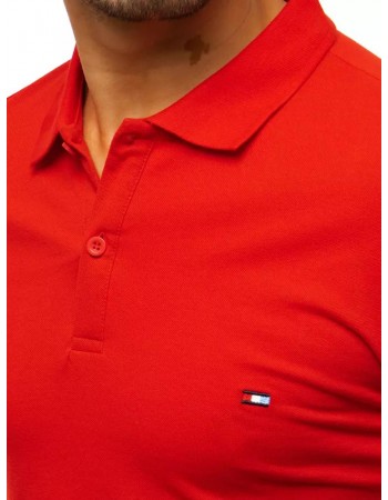 Koszulka polo męska czerwona PX0331