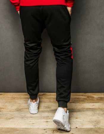 Spodnie męskie dresowe czarne UX2259