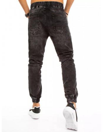 Spodnie męskie jeansowe czarne Dstreet UX3226