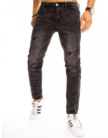 Spodnie męskie jeansowe czarne Dstreet UX3211