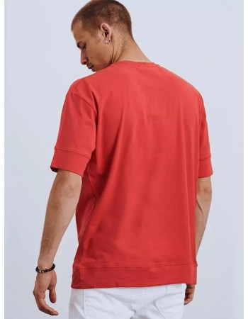 T-shirt męski czerwony Dstreet RX4632