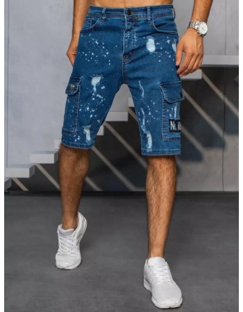 Spodenki męskie jeansowe niebieskie Dstreet SX1504