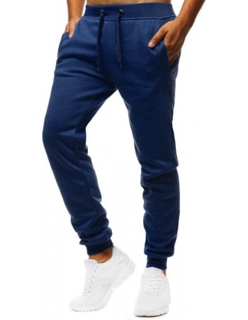 Spodnie męskie dresowe niebieskie Dstreet UX2709