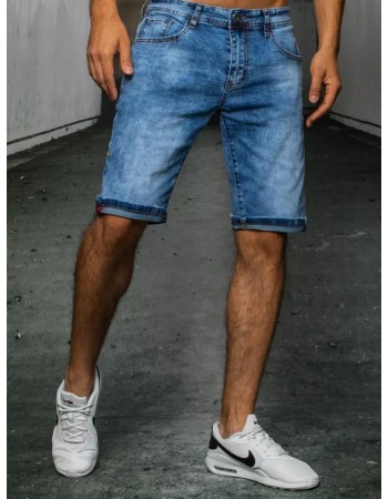 Spodenki męskie jeansowe niebieskie Dstreet SX1519