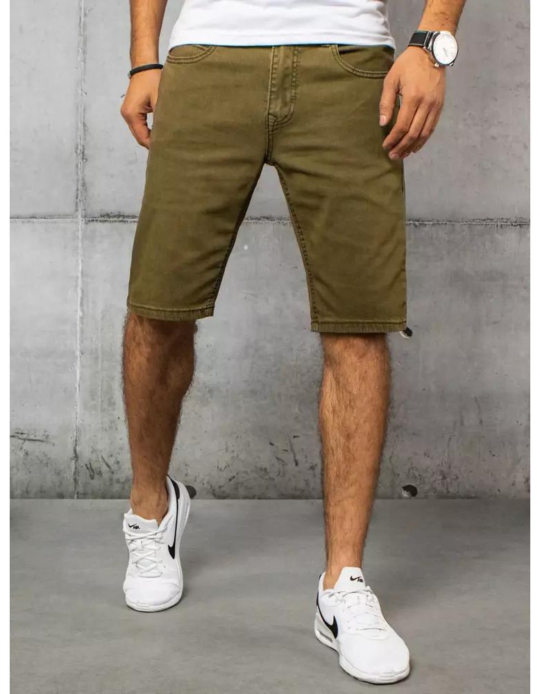 Spodenki męskie jeansowe zielone Dstreet SX1575 Spodenki męskie jeansowe zielone Dstreet SX1575