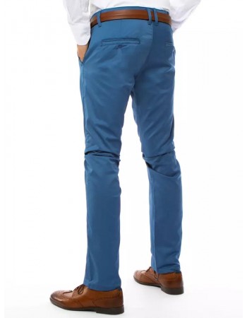 Spodnie męskie chinosy niebieskie Dstreet UX3249