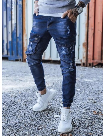 Spodnie męskie niebieskie Dstreet UX3284