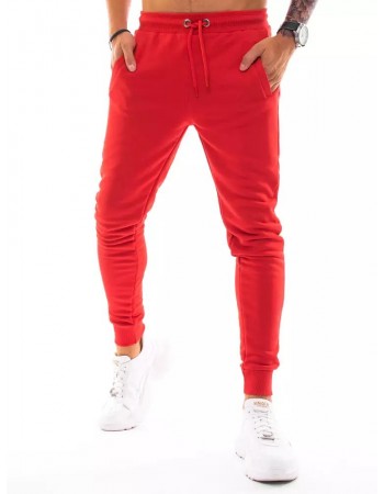Spodnie męskie dresowe czerwone Dstreet UX3339