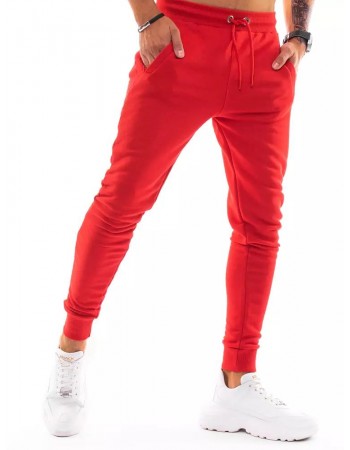Spodnie męskie dresowe czerwone Dstreet UX3339