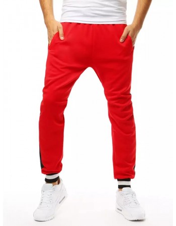 Spodnie męskie dresowe czerwone Dstreet UX3359