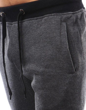 Spodnie męskie dresowe antracytowe UX2215