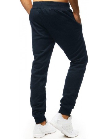 Pánské teplákové kalhoty tmavě modré Dstreet UX2707