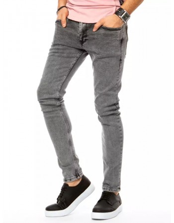 Spodnie męskie jeansowe jasnoszare Dstreet UX3156