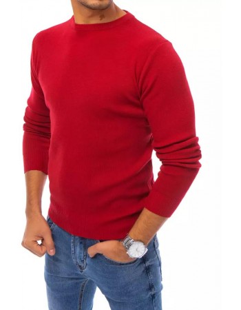 Sweter męski czerwony Dstreet WX1712
