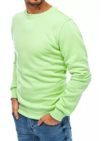 Bluza męska gładka jasnozielony Dstreet BX5105