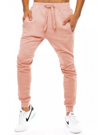 Spodnie męskie dresowe różowe Dstreet UX3452