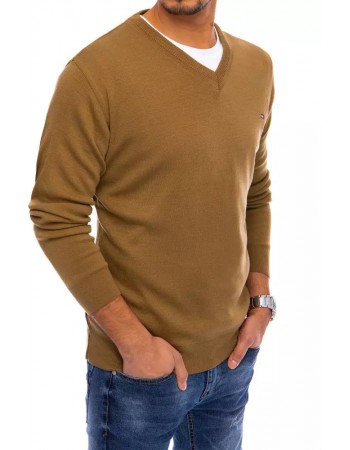 Sweter męski brązowy Dstreet WX1821