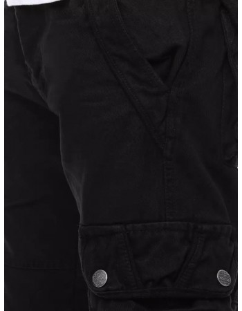 Spodnie męskie czarne Dstreet UX3406