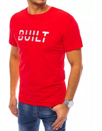 T-shirt męski czerwony Dstreet RX4724