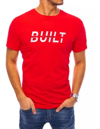 T-shirt męski czerwony Dstreet RX4724