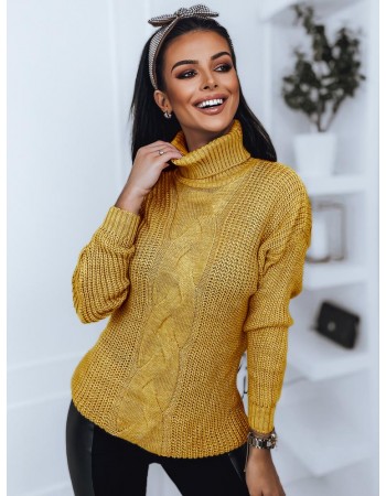 Sweter damski CARISMA żółty Dstreet MY1251