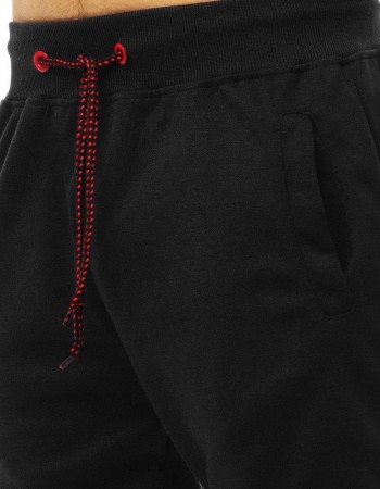 Pánské teplákové kalhoty černé Dstreet UX3542