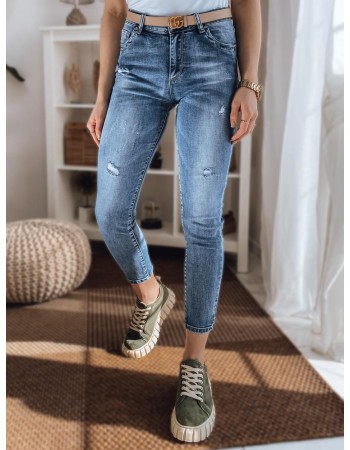 Spodnie damskie jeansowe WOODY niebieskie Dstreet UY1175