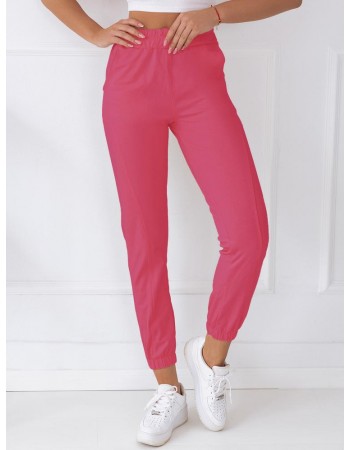 Spodnie damskie dresowe STIVEL różowe Dstreet UY0902z