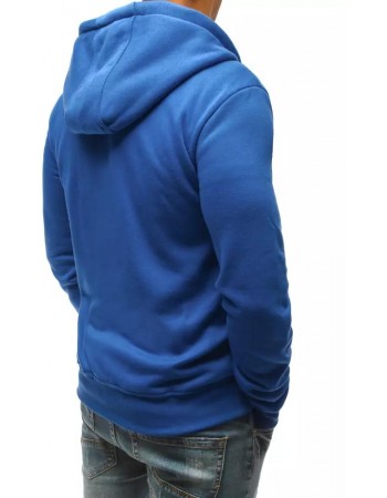 Pánská mikina s kapucí modrá Dstreet BX4689