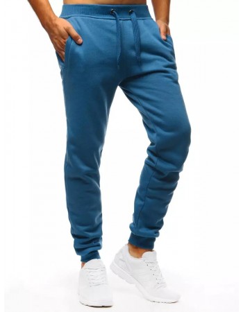 Pánské teplákové kalhoty modré Dstreet UX3632