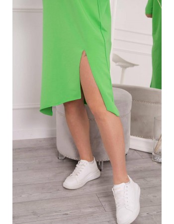 Oversize šaty svetlo zelená, Bystrý / Zelená