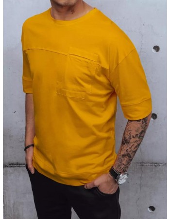 Pánské tričko žluté Dstreet RX4633z