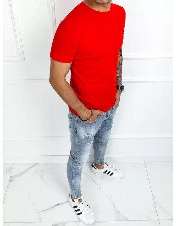 T-shirt męski basic czerwony Dstreet RX4905