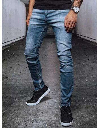 Spodnie męskie jeansowe niebieskie Dstreet UX3658