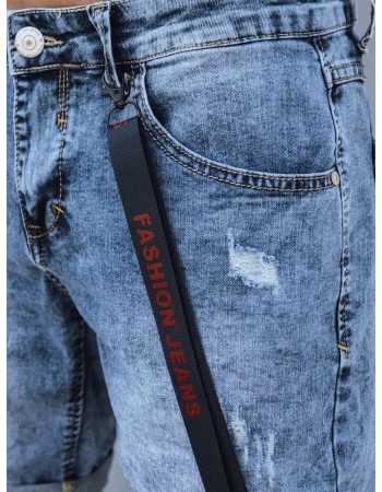 Spodenki męskie jeansowe niebieskie Dstreet SX2139