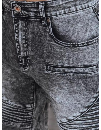 Spodenki męskie jeansowe szare Dstreet SX2160