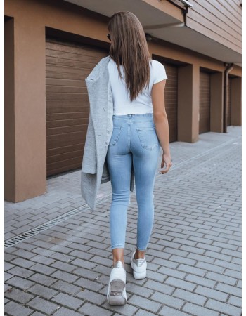 Spodnie damskie jeansowe TOLLY niebieskie Dstreet UY0892z