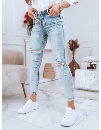 Spodnie damskie jeansowe KODA niebieskie Dstreet UY1105